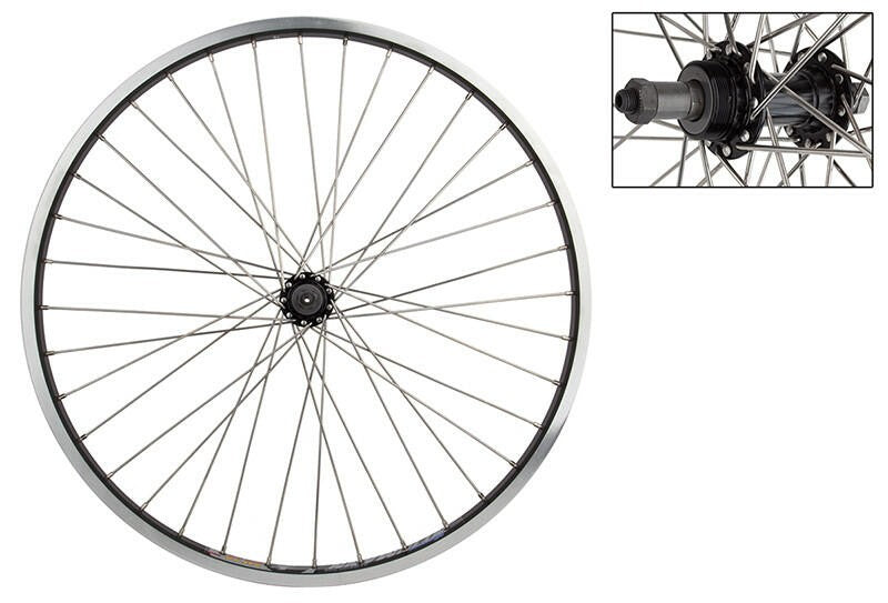 WM Wheel Rear 26x1.5 559x24 Wei Dm30 Bk 36 Aly Fw 5/6/7sp Qr Bk 135mm 12gss 1
