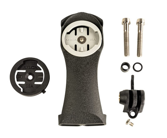 Silca Chisela Computer Mount Kit/Adapter - Standard (9-30m) Garmin/Wahoo 1