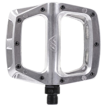 DMR V8 Classic Aluminum Platform Pedals 9/16" Silver with Dual DU Bushes 1