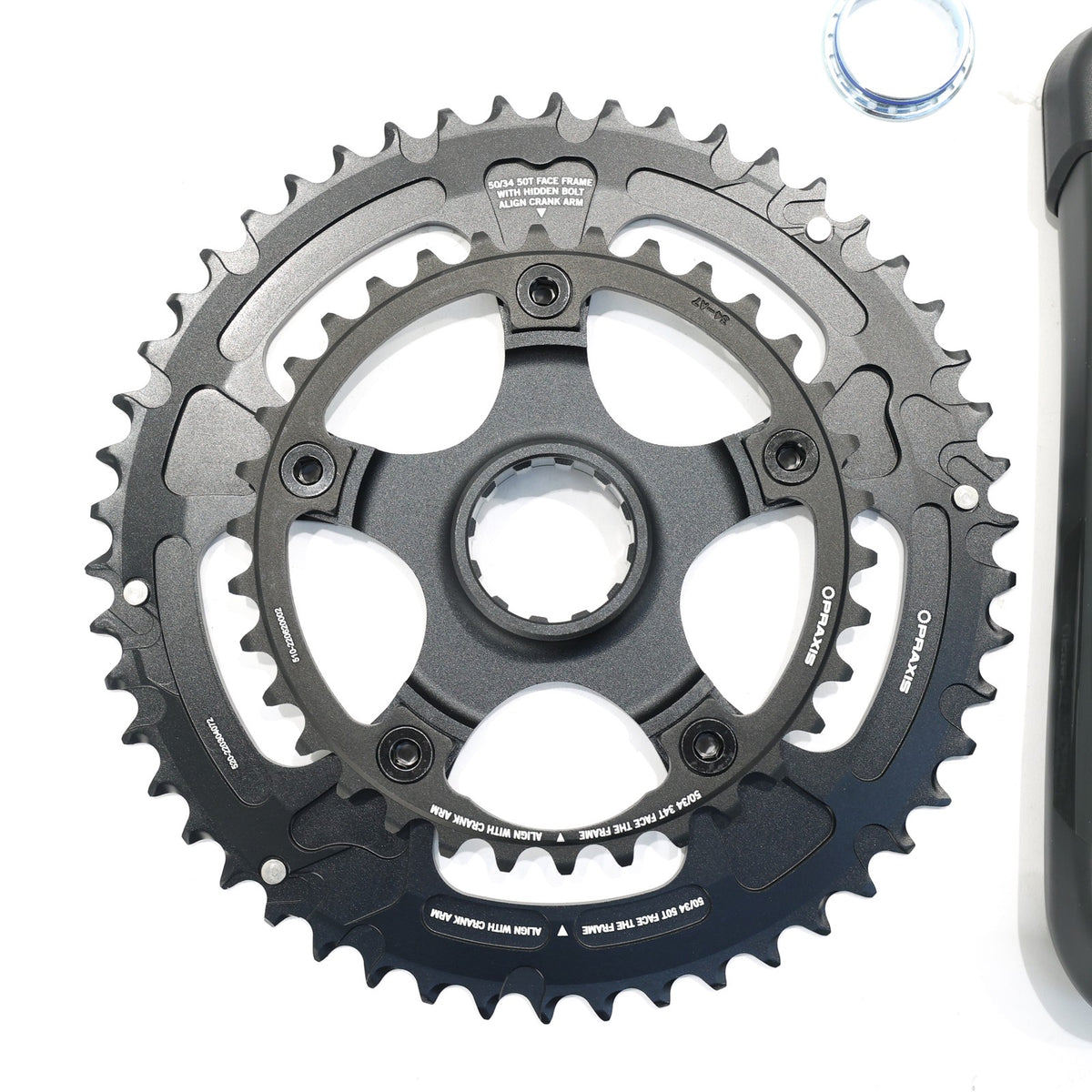 FSA Fazua Carbon Road Crankset, 172.5mm, 50/34T, 110BCD 3