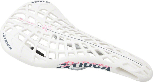 Tioga D-Spyder BMX Seat - Chromoly, White 1