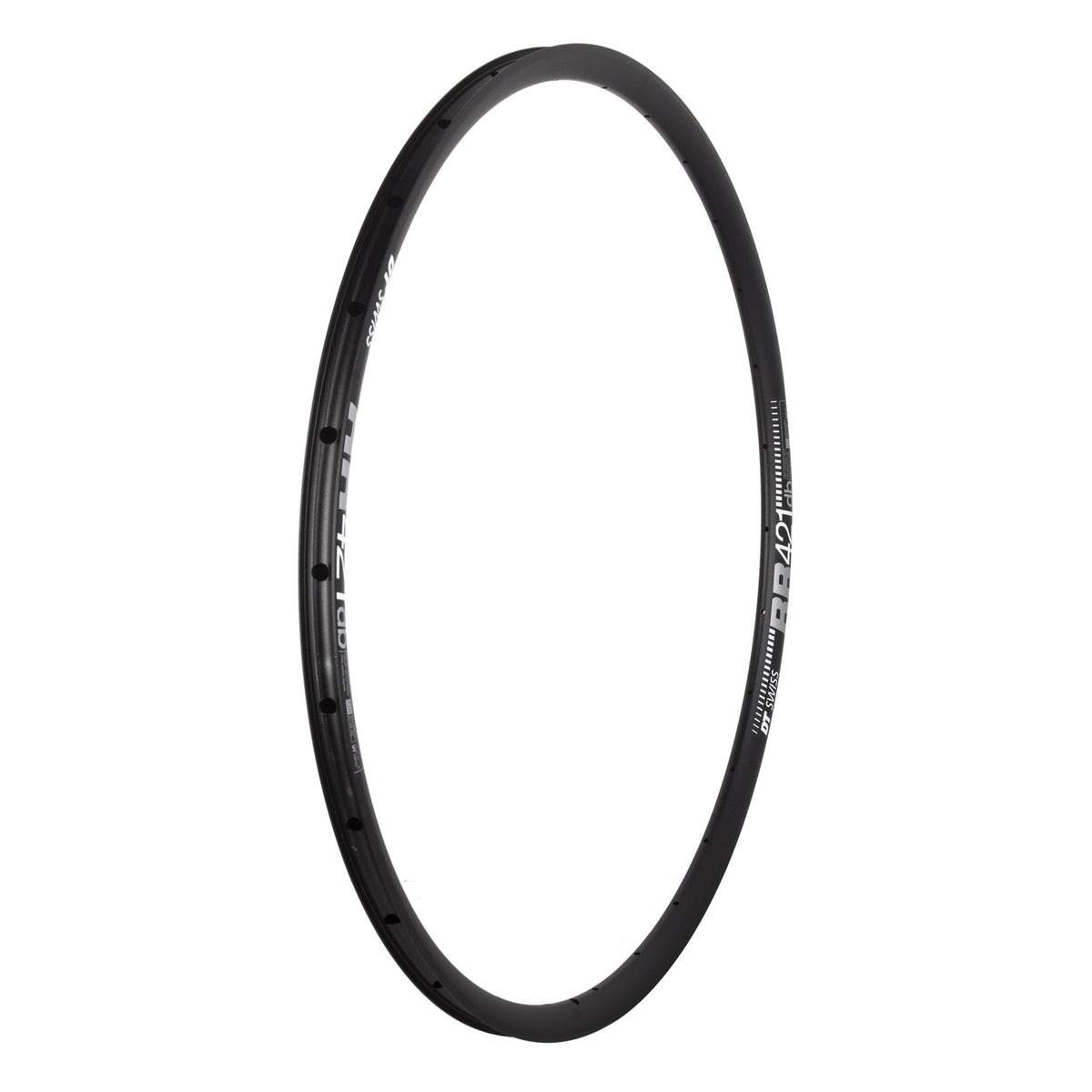 DT Swiss RR 421 Rim - 700, Disc, Black, 28H, Asymmetric 1