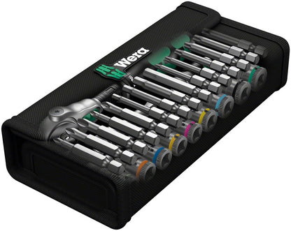 Wera 8100 SA 6 Zyklop 1/4" Drive Metric Ratchet Set with Textile Box 2