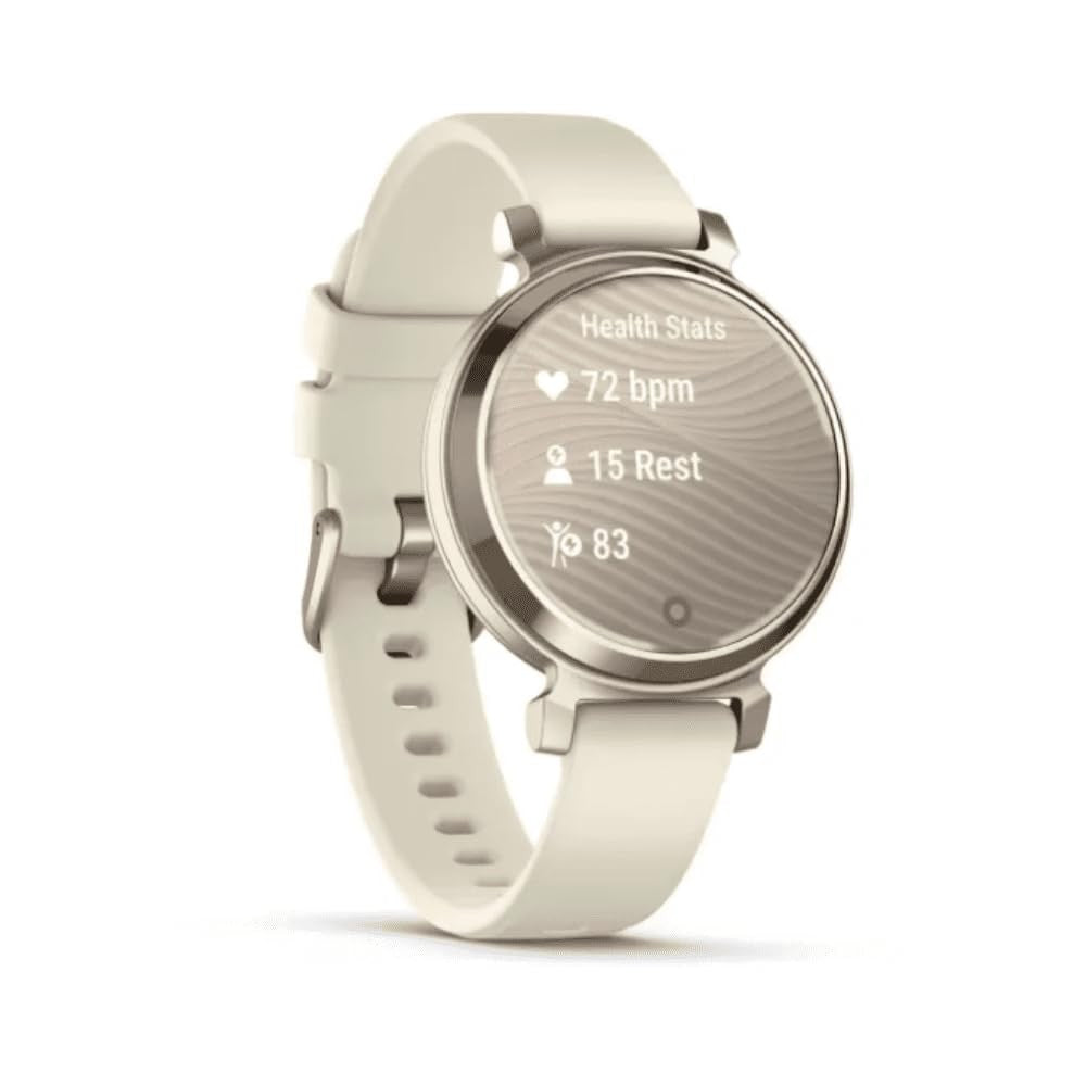 Garmin Lily 2 Smartwatch, Hidden Display, Pattern Lens, 5 Days Battery: Coconut 3