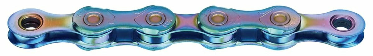 KMC X11 Waxed 11 Speed Chain, Aurora Blue, 118 Link 3