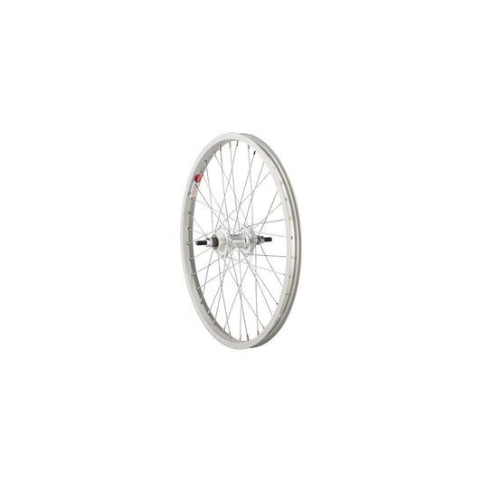 Sta-Tru Rear Wheel 20" x 1.75" Solid Axle, 36 Spokes, Includes Axle Nuts, Silver 1