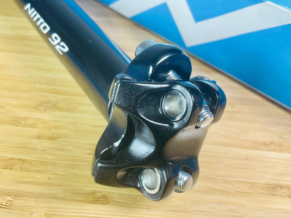 NOS Nitto S92 Alloy Seat Pillar Post 300 x 27.2mm - Black 3