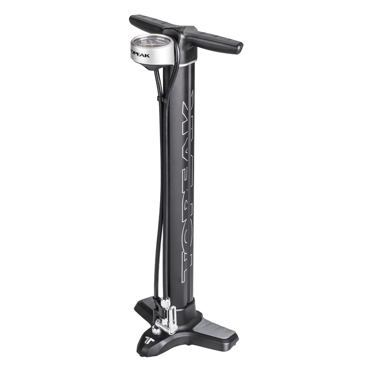 Topeak Joe Blow Twin Turbo Floor Pump SmartHead, Black 1