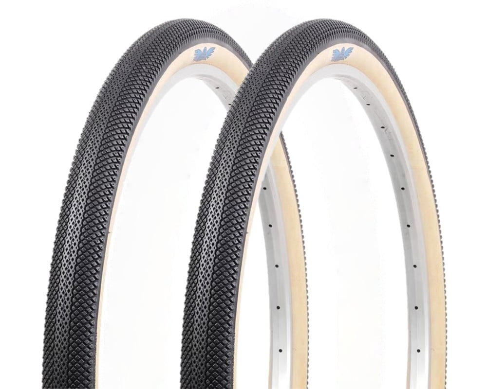2-PACK: SE Bikes Speedster Tire 29x2.1" Black/Tan Wire Bead Clincher 27TPI/MPC 1