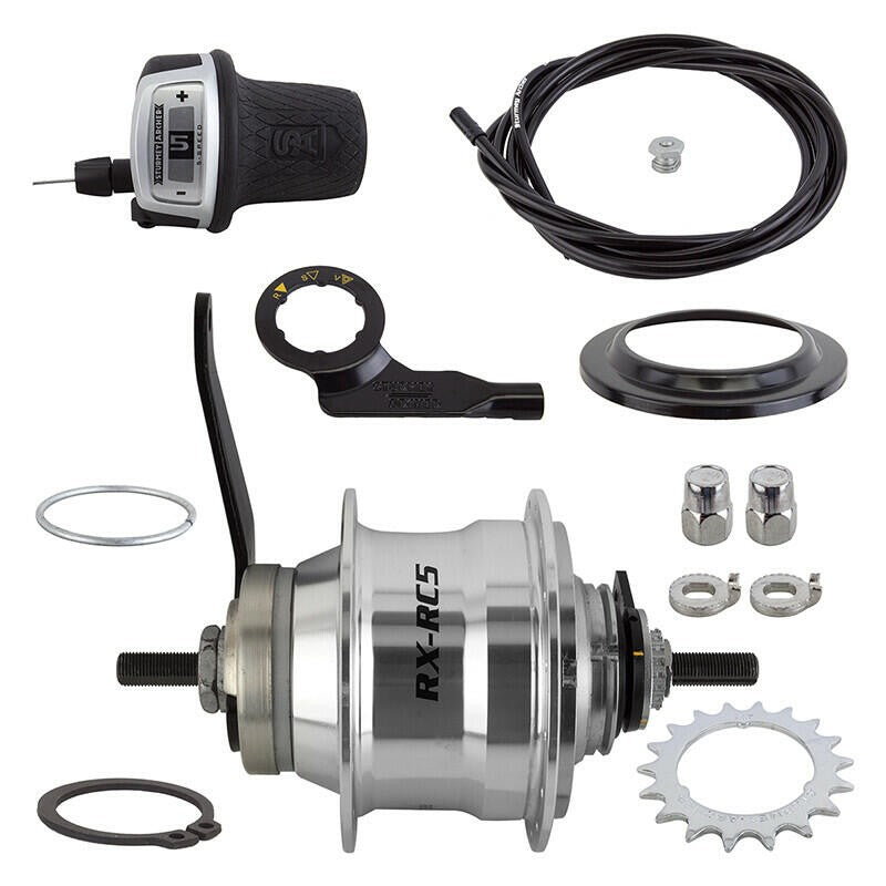 Sturmey Archer RXRC5 Hub Rr S/a 5sp Rxrc5 Cb 32 W/trim Kit/shifter/cable 1