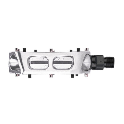 DMR V8 Classic Aluminum Platform Pedals 9/16" Silver with Dual DU Bushes 2