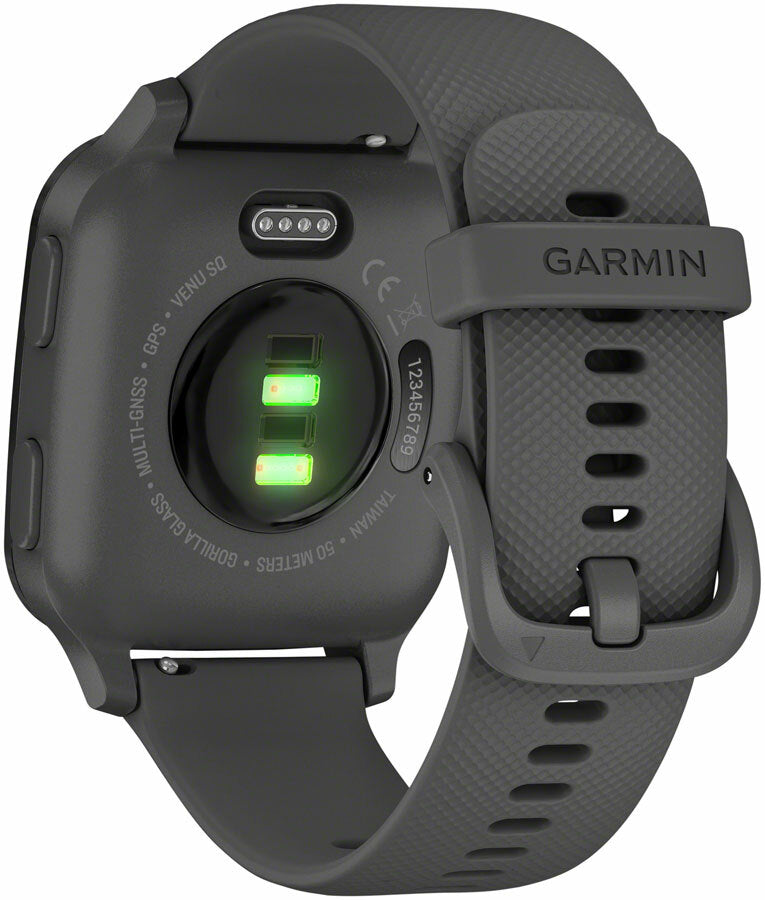 Garmin Venu SQ GPS Watch - Grey / Grey Silicone Band 7