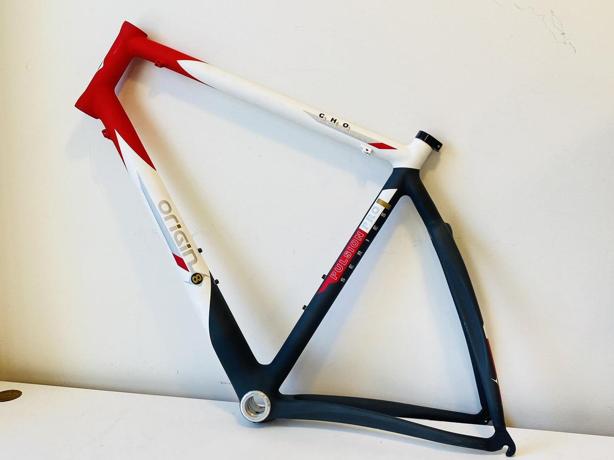 Origin-8 ProPulsion C3 H6 O3 Lactic 2.0 Carbon Frame & Fork 55cm White/Black/Red 16