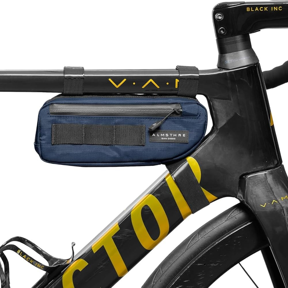 ALMSTHRE Compact Bike Frame Bag, Weather-Resistant, Cosmic Blue 1
