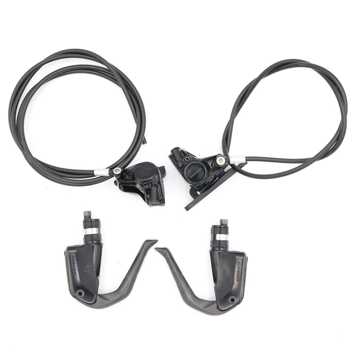 SRAM S-900 Aero HRD Hydraulic Disc Brake Lever Caliper Set TT Tri Carbon 1