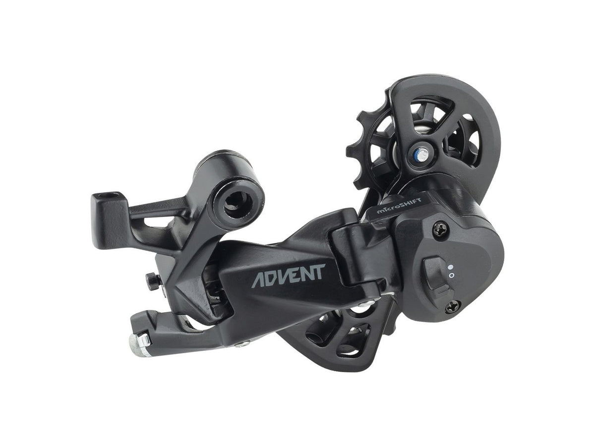 microSHIFT ADVENT RD-M6195 9-Speed Rear Derailleur Short cage Black 1