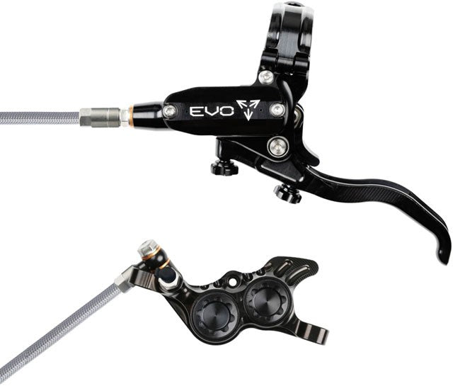 Hope EVO GR4 Disc Brake/Lever Left Post 4-Piston Braided Black 1