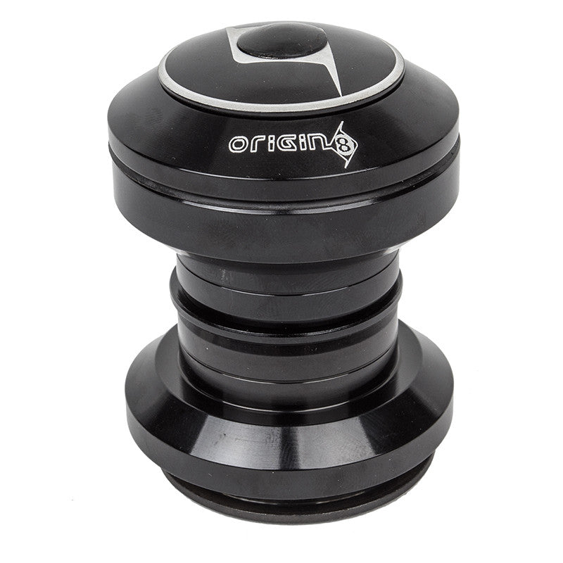 Origin-8 Pro Threadless Bicycle Headset Black 1" w/ Sealed Bearing - Road Track 1