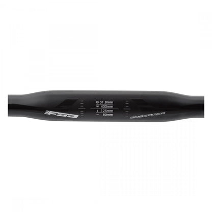 FSA Gossamer Wing Compact Drop Handlebar, Diameter: 31.8mm, 400mm, Drop: 125mm, 3