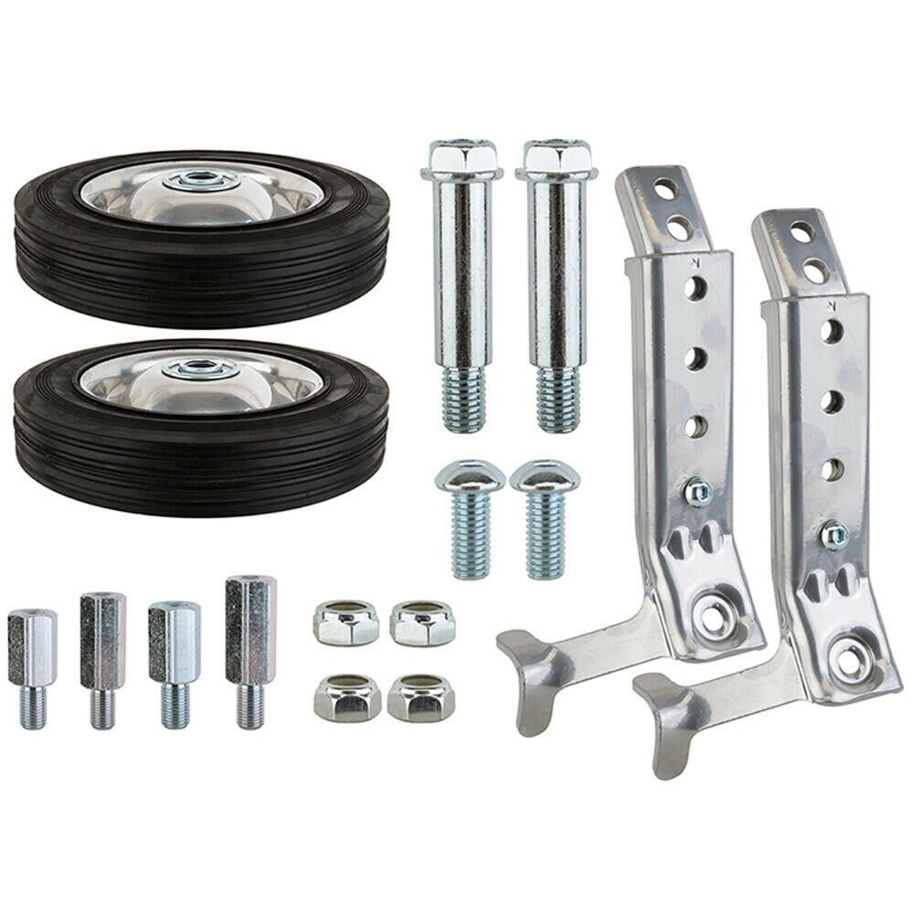 Sunlite HD Adjustable Training Wheels Fits 20in to 26in Wheel Bikes Silver 1
