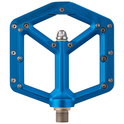 Spank Spike Pedals - Platform, Aluminum, 9/16", Blue 2
