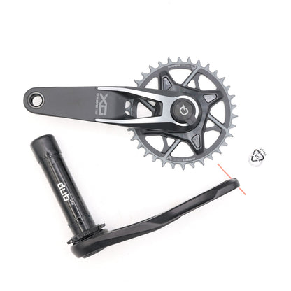 SRAM X0 Eagle T-Type AXS Power Meter Crankset 175mm 34T DUB Wide 55mm 1