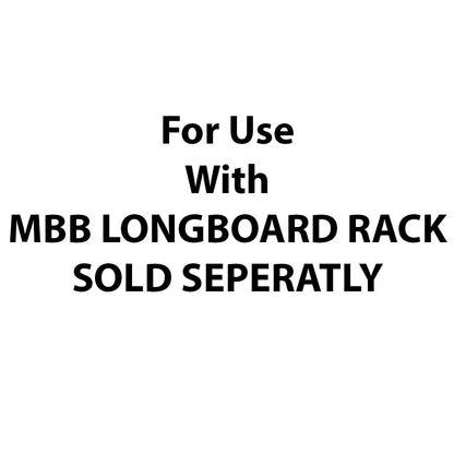 Moved by Bikes Payload SUP Adapter 6in Bar Set Black 2pcs 3