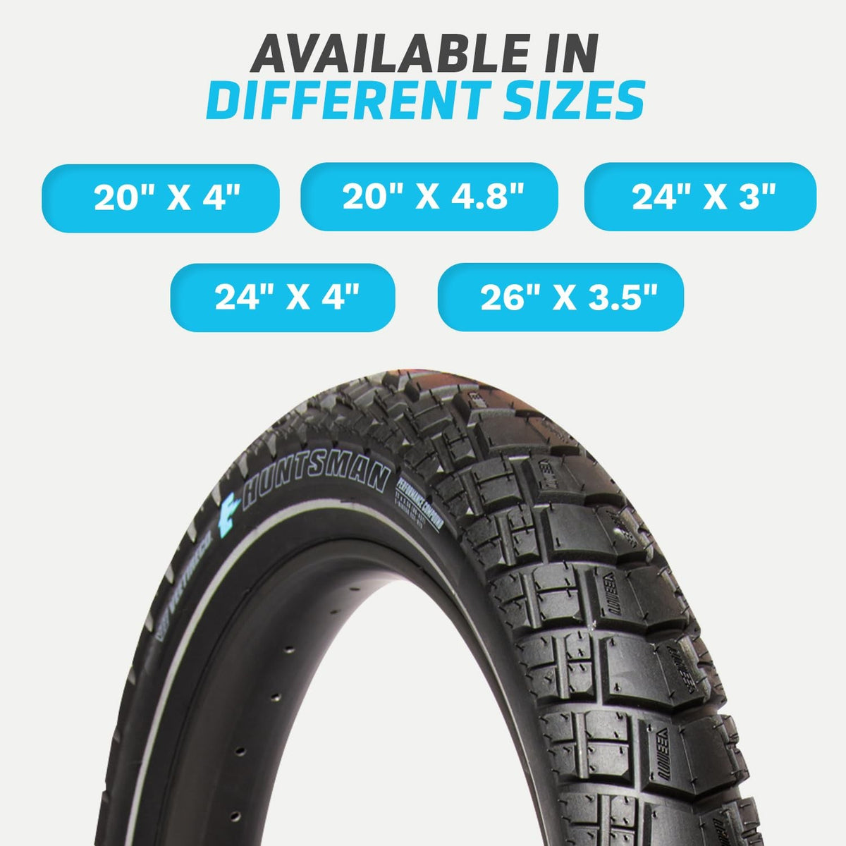 Vee Tire Co. Huntsman Tire - 20 x 4.0 Clincher Wire Black Performance Override 8