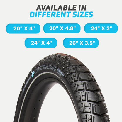 Vee Tire Co. Huntsman Tire - 20 x 4.0 Clincher Wire Black Performance Override 8