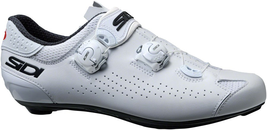 SIDI Genius 10 Road Cycling Shoes White Size 46 Unisex Dial Closure 1