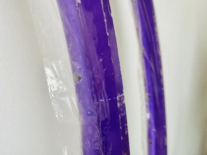 NOS Australian Velocity Deep V 700c Alloy Rim Set 32h NMSW - Purple Anodized 4