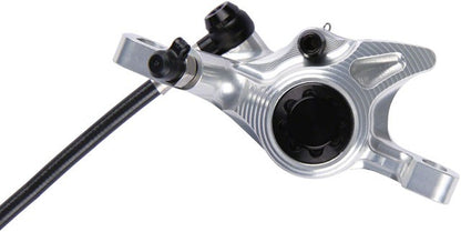 Hope XCR Pro X2 Disc Brake and Lever Set - Rear, Hydraulic, Post Mount, Silver 3