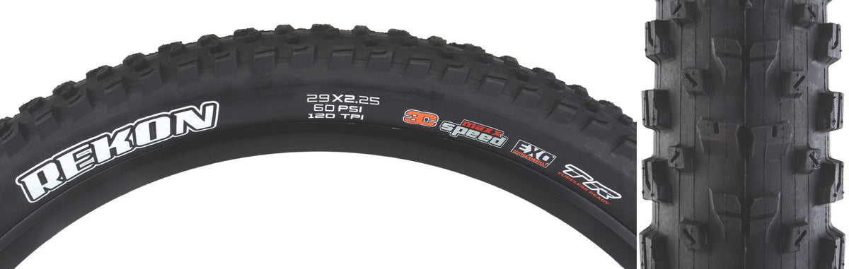 Maxxis Rekon Tire - 29 x 2.25, Tubeless, Folding, Black, 3C MaxxSpeed, EXO 1