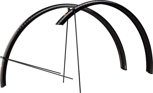 Velo Orange Hammered 700c x 45 Fender Set: Black (700c x 25-35) 1