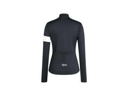 Rapha Women's Core Thermal Long Sleeve Cycling Jersey M Black 2