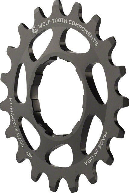 Wolf Tooth Components Single Speed Aluminum Cog 19T Compatible with 3/32 1