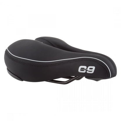 2 Pack Cloud-9 Unisex Cut Out Bicycle Comfort Seats Black Vinyl 10.5x7.25 2