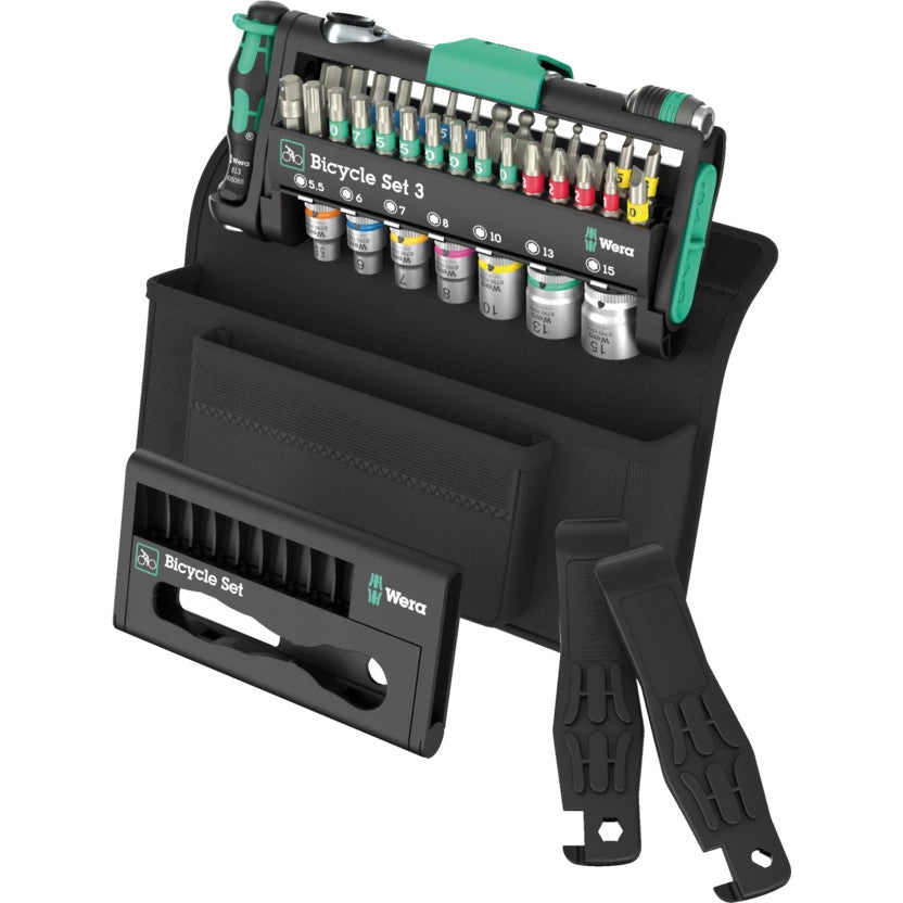 Wera Tool Bicycle Set #3: Compact 41-piece Screwdriver Kit w/ Carry Case 1