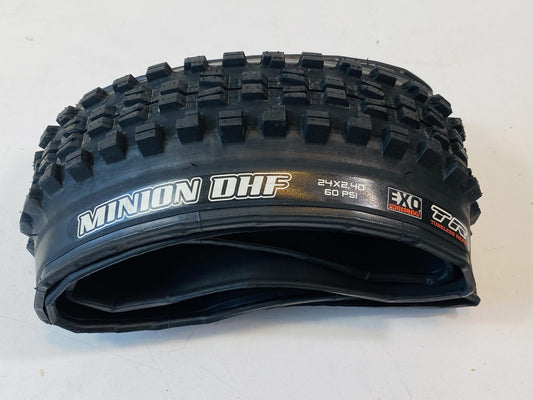 Unused Maxxis Minion DHF 24 x 2.4 EXO Tubeless Ready Tire - Storage Worn 1
