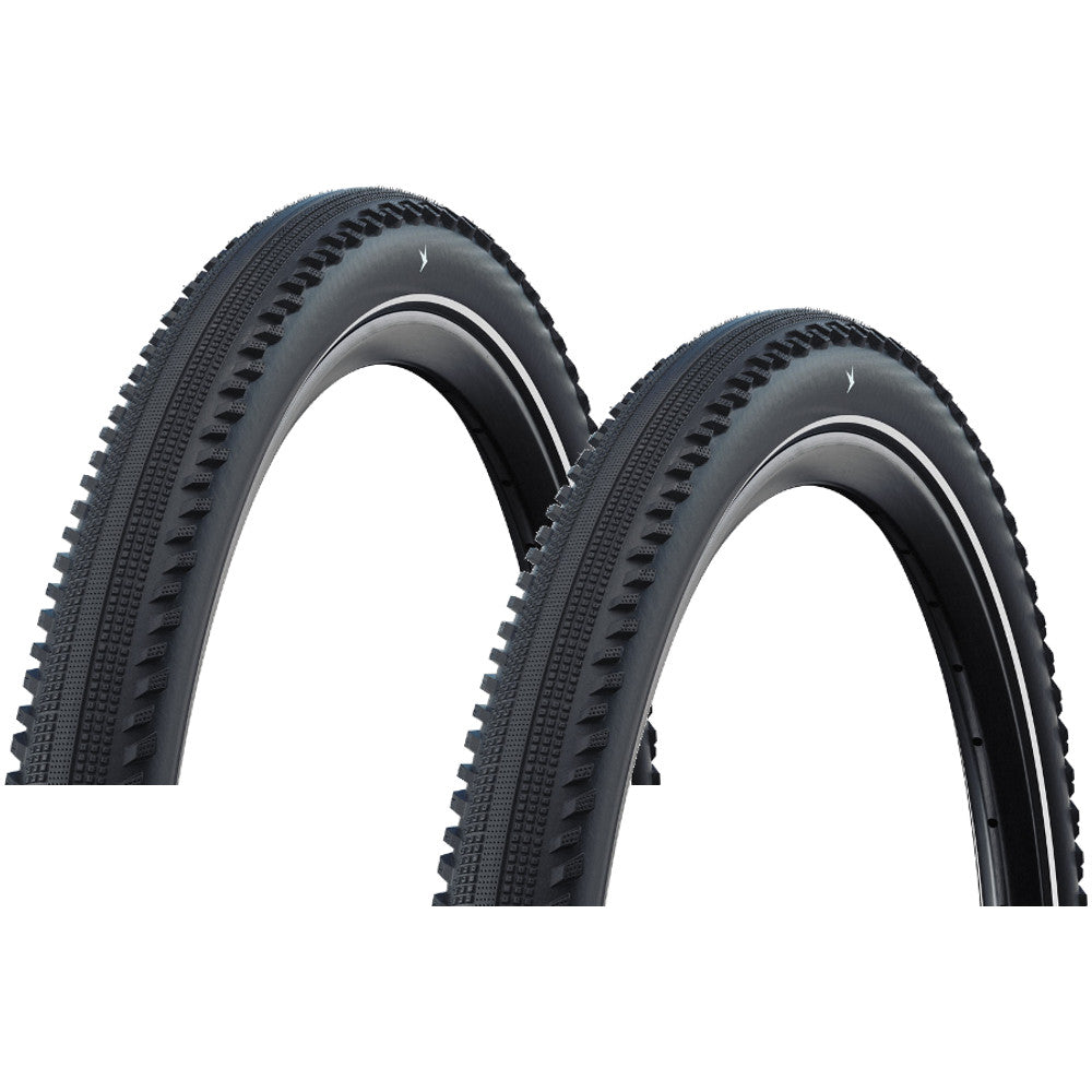 2 Pack Schwalbe Motion Hurricane 650b x 62 / 27.5x2.40 Clincher Tires 1