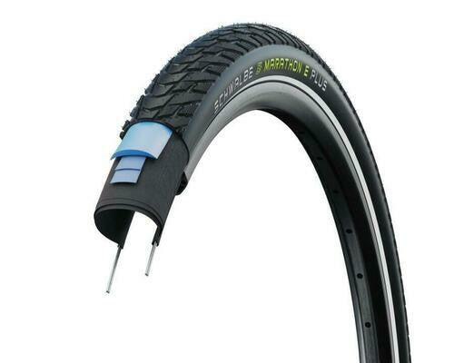Schwalbe Marathon E-Plus Tire - 700 x 50, Clincher, Wire, Black/Reflective, 1