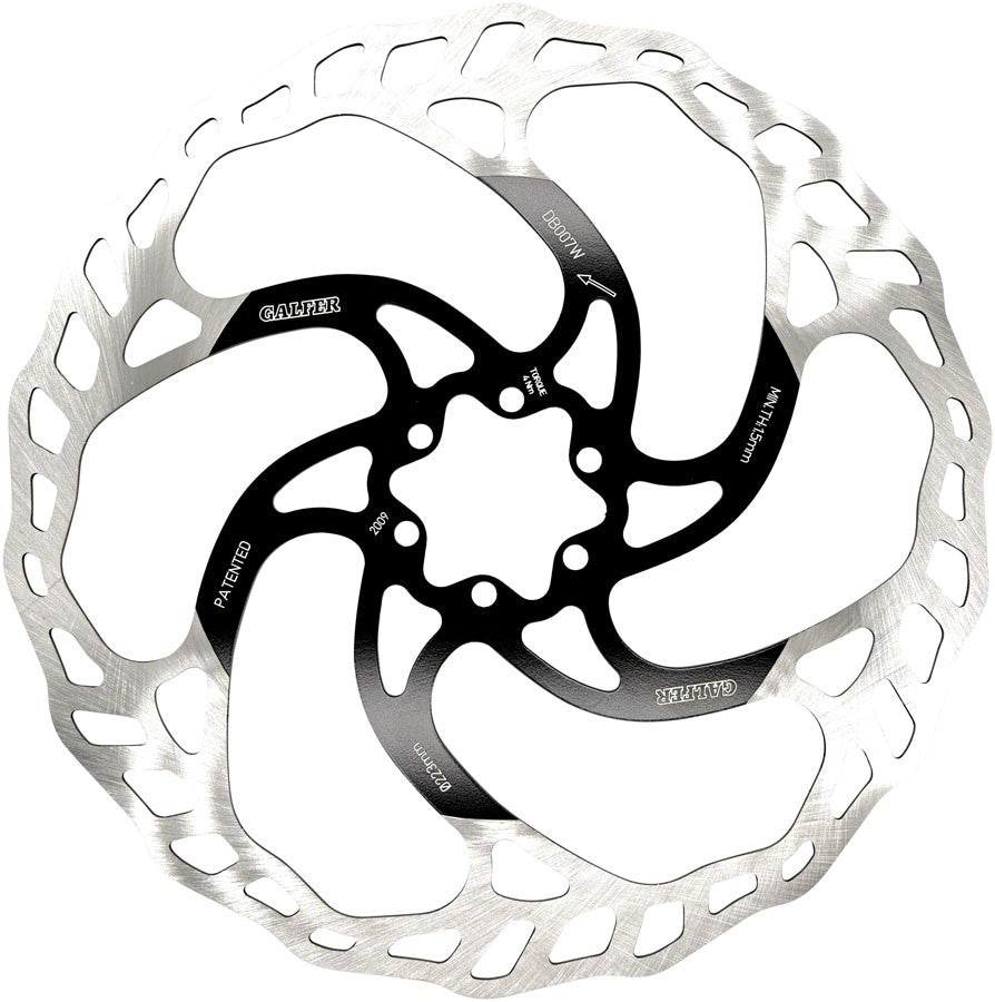 Galfer MTB/E-Bike Disc Brake Rotor - 223mm, 6-Bolt, 2.0mm 1