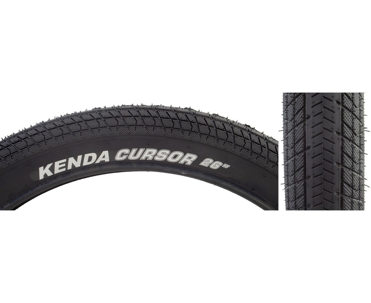 Kenda Cursor Fat Bike Tire 26x3.0" Black Wire Bead 30 TPI 1