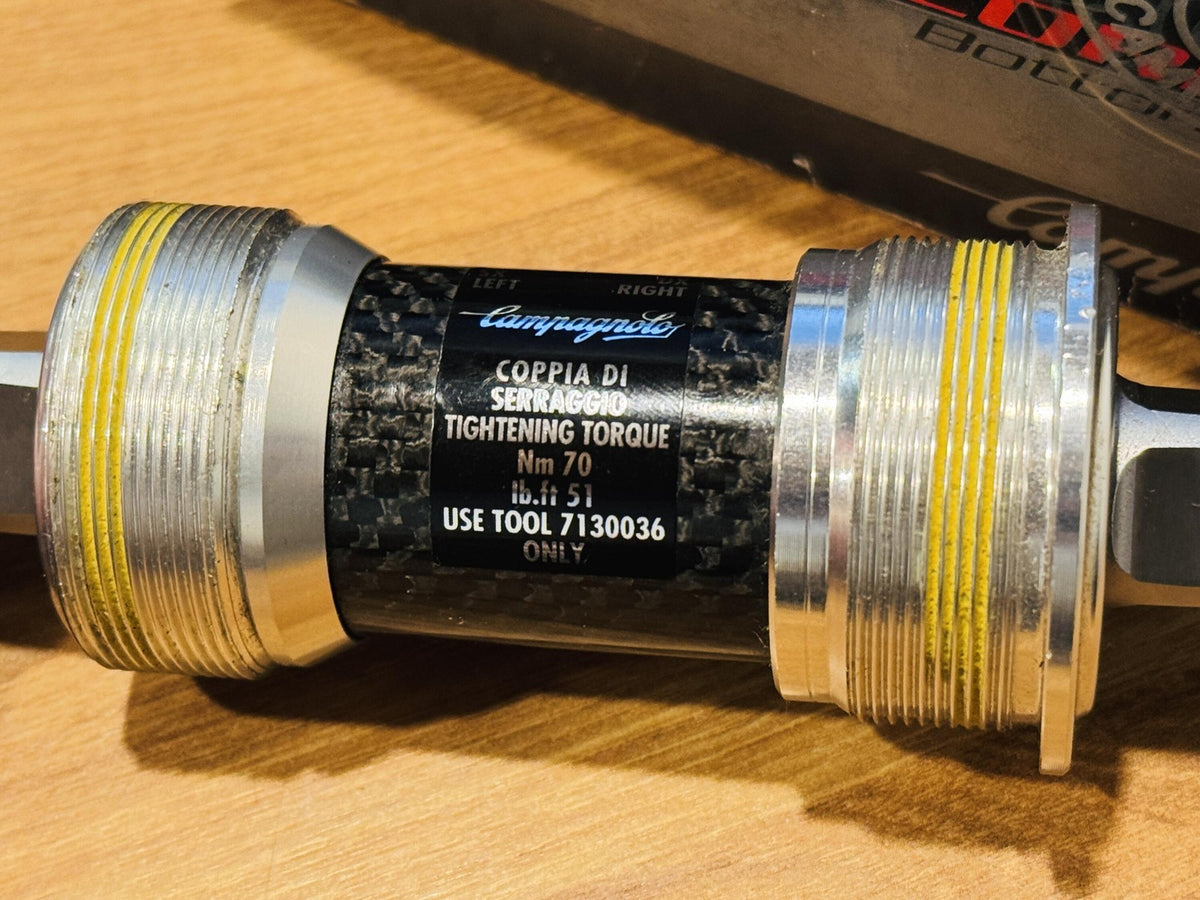 NOS Campagnolo Record Bottom Bracket BB02-RE11BC 68x111mm Square Taper ISO 2002 4
