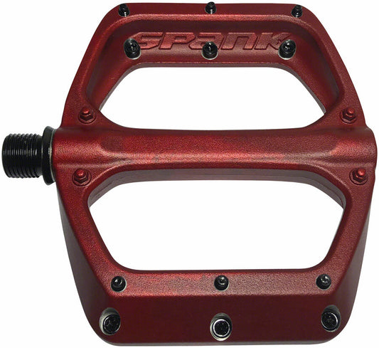 Spank Spoon DC Pedals - Platform Aluminum 9/16 Red 1