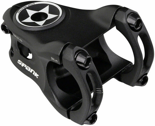 Spank Split Stem - 43mm 31.8 Clamp +/-0 1 1/8 Aluminum Black 1