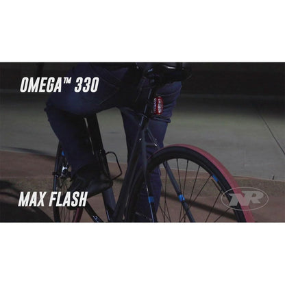 NiteRider Omega 330 Lumens USB Rechargeable Bike Tail Light Powerful Daylight 6