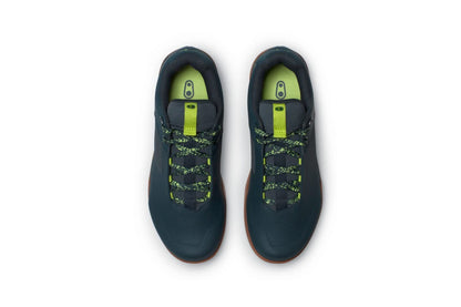 Crank Brothers Mountain Shoes MALLET LACE PETROL / LIME - GUM OUTSOLE SPLATTER 6