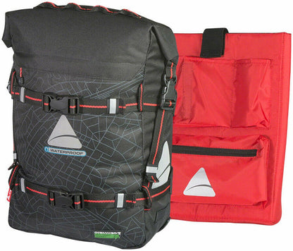 Axiom Monsoon Pannier Ocean Weave P18+ with Padded Laptop Sleeve / Organizer 1