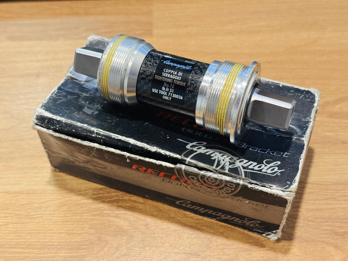 NOS Campagnolo Record Bottom Bracket BB02-RE11BC 68x111mm Square Taper ISO 2002 1